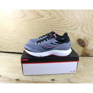 New Saucony Sneakers Womens 10.5 Cohesion 16 Charcoal Petal Charbon